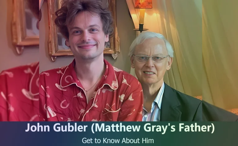 Meet John Gubler : The Father of Matthew Gray Gubler