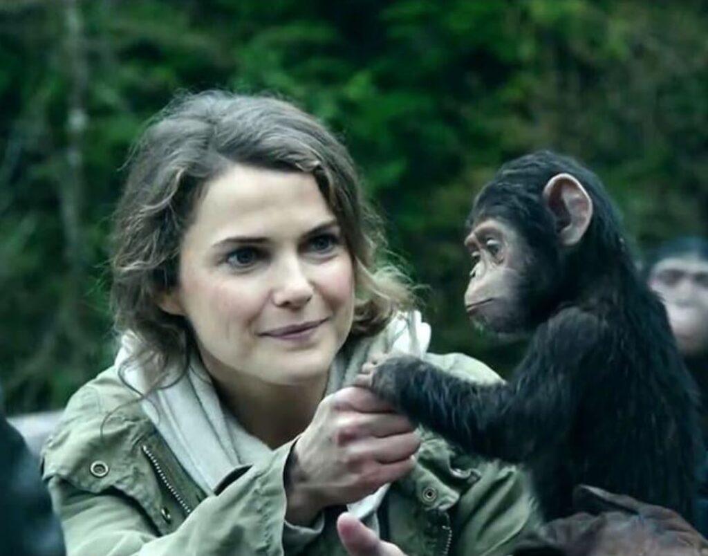 Keri Russell in Dawn of the Planet of the Apes