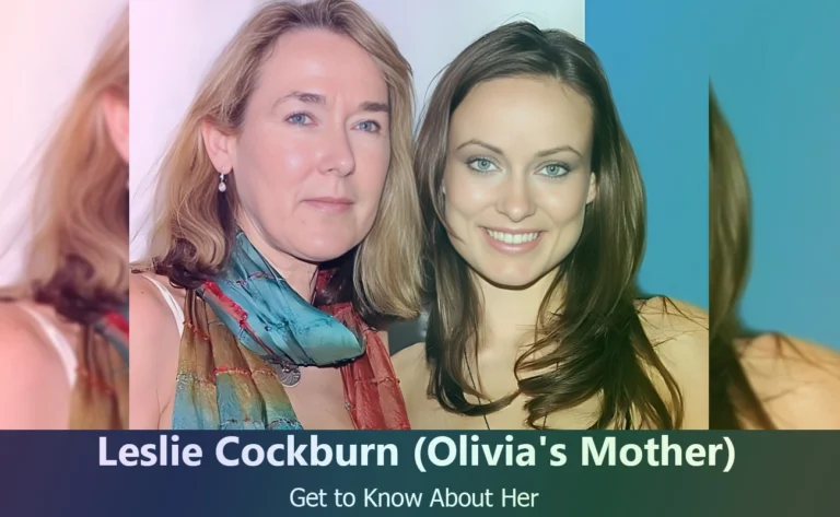 Leslie Cockburn - Olivia Wilde's Mother