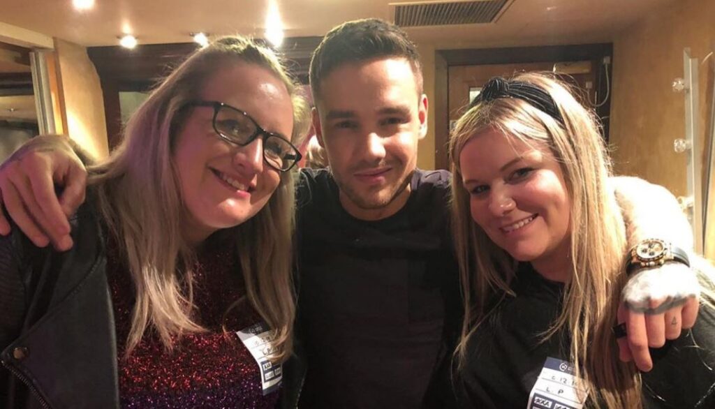 Liam Payne with sisters