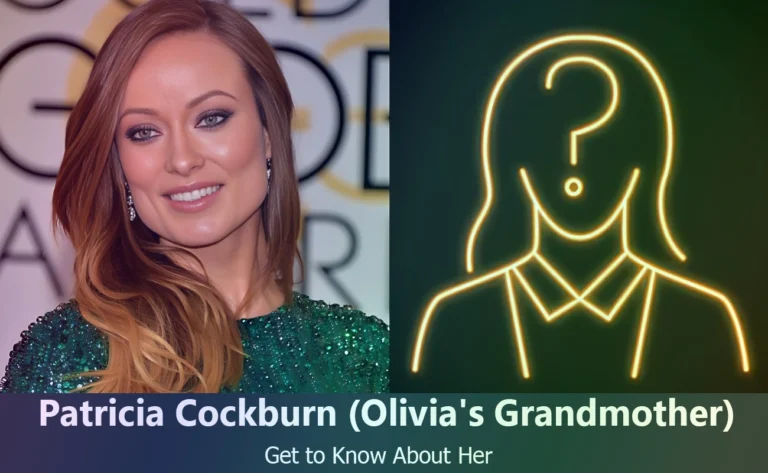 Discover Patricia Cockburn : Olivia Wilde’s Inspiring Grandmother