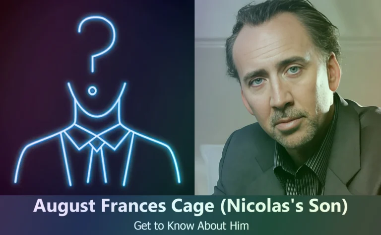 August Frances Cage : Everything You Need to Know About Nicolas Cage’s Son