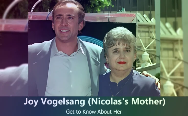 Joy Vogelsang : The Life of Nicolas Cage’s Mother You Didn’t Know