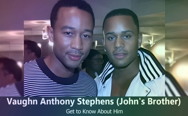 Vaughn Anthony Stephens : John Legend’s Brother and R&B Artist You Should Know