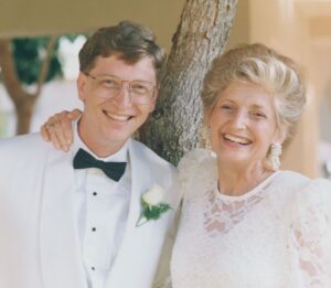 Bill Gates with mother Mary Maxwell Gates