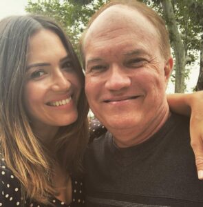 Mandy Moore with father Don Moore