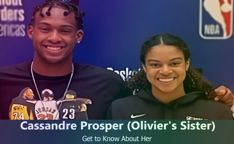 Discover Cassandre Prosper : Rising Basketball Star and Olivier Prosper’s Sister