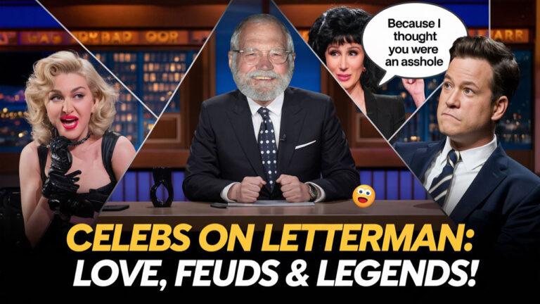 What Celebrities Have Said About David Letterman: The Man, The Myth, The Talk Show Rebel