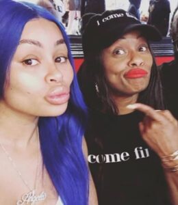 Shalana Hunter-Jones with daughter Blac Chyna