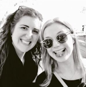 Emily VanCamp with sister Alison VanCamp