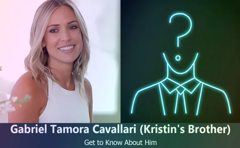 Who Is Gabriel Tamora Cavallari? Meet Kristin Cavallari’s Mysterious Brother