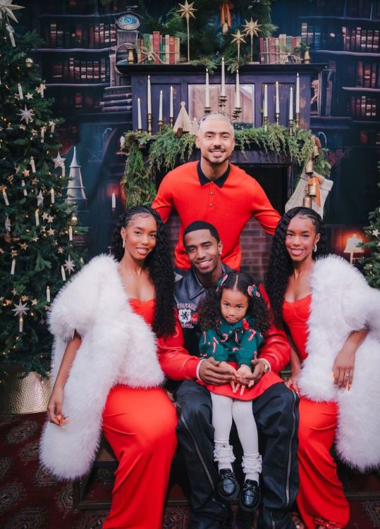 D'Lila Star Combs at star-studded Christmas party December 2025