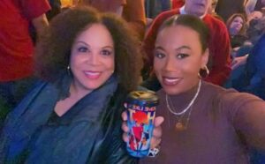 Jasmine Mickael Jordan with mother Juanita Vanoy