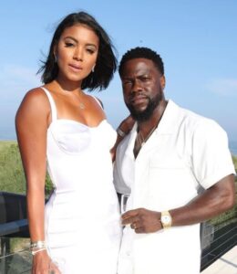 Kevin Hart with wife Eniko Parrish