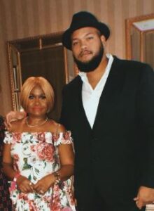 Rorrey Fenty with his mother Monica Braithwaite