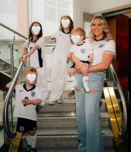 Harry Kane wife and 4 kids