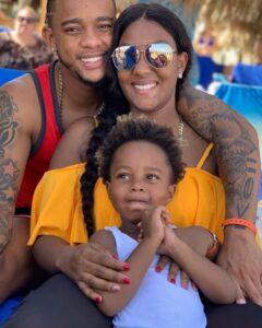 Ketel Marte with son Kayden Marte