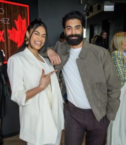 Raymond Ablack with sister Rebecca Ablack