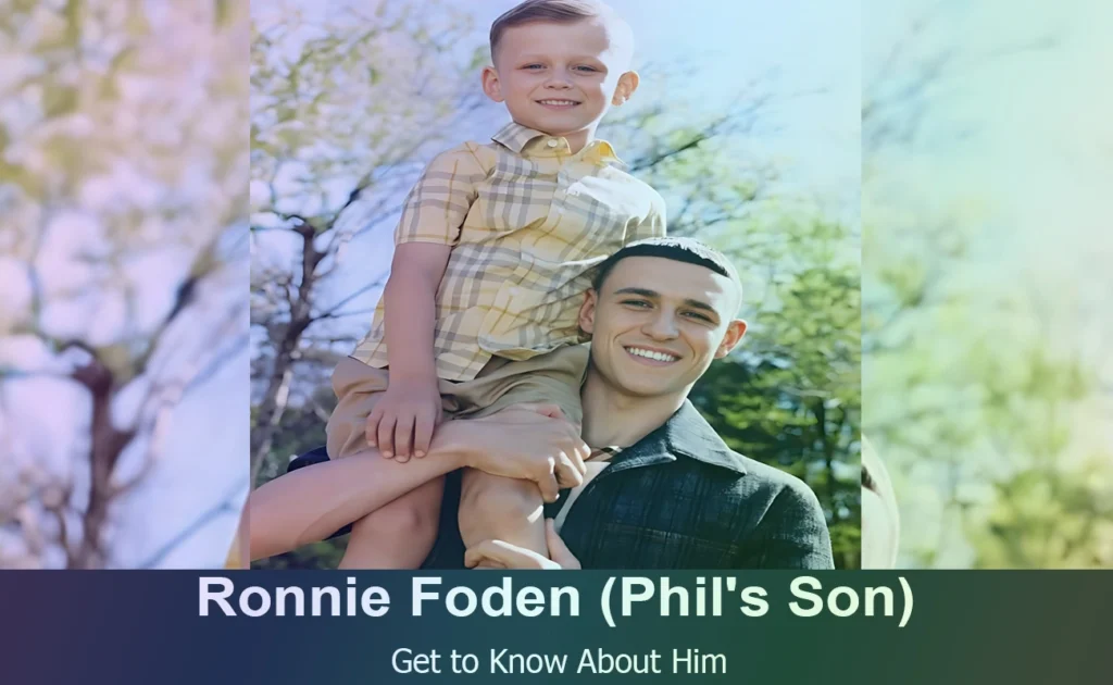 Ronnie Foden - Phil Foden's Son