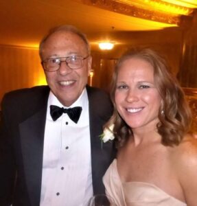 Amanda Kipnis with her father Mark Kipnis