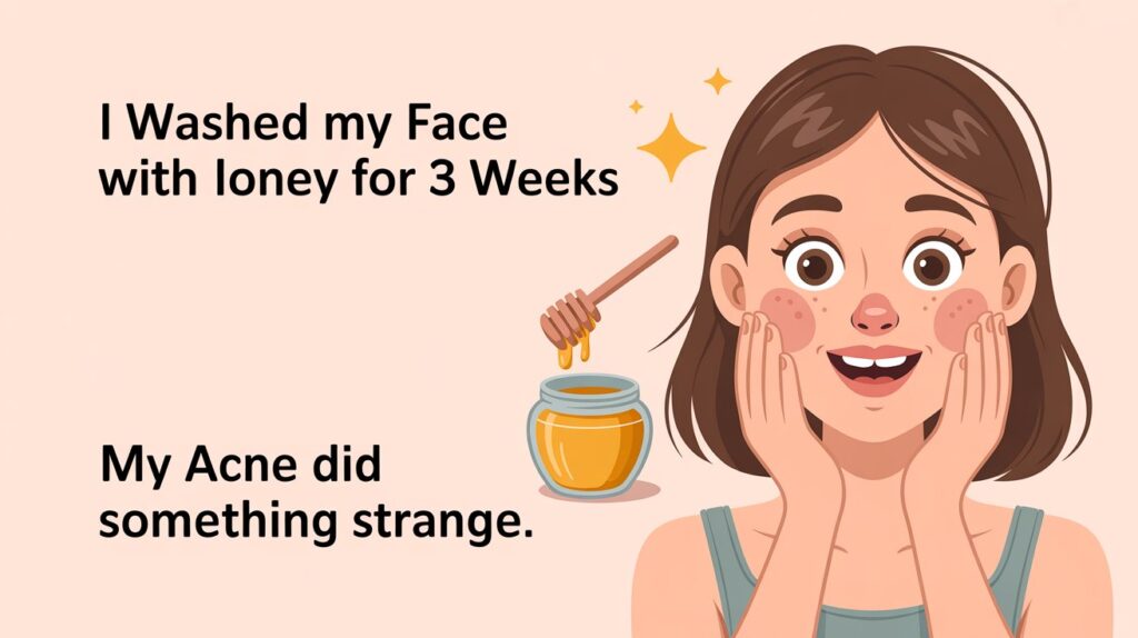 3 Weeks Washing My Face with Honey