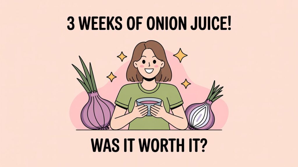I Applied Onion Juice to My Hair for 3 Weeks — The Smell Was Worth It