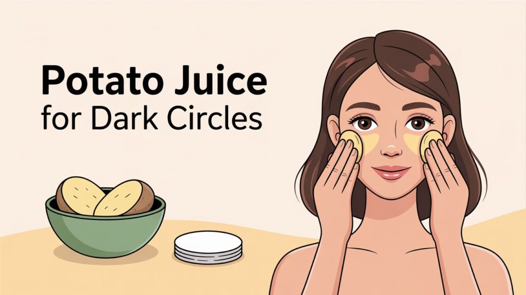 I Applied Potato Juice Daily — My Dark Circles Faded