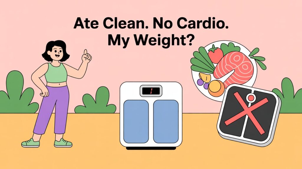 I Ate Clean and Did No Cardio — Here’s What My Weight Did (1)