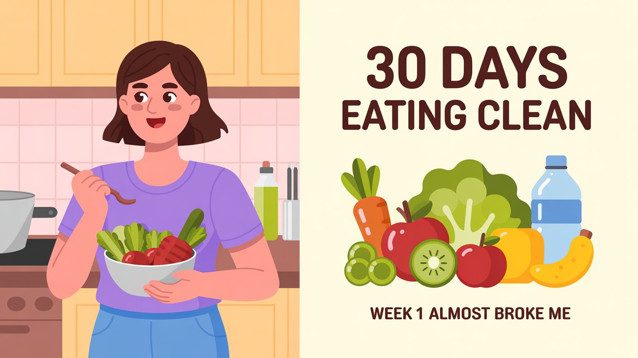 I Ate Clean for 30 Days — But The First Week Almost Broke Me ...
