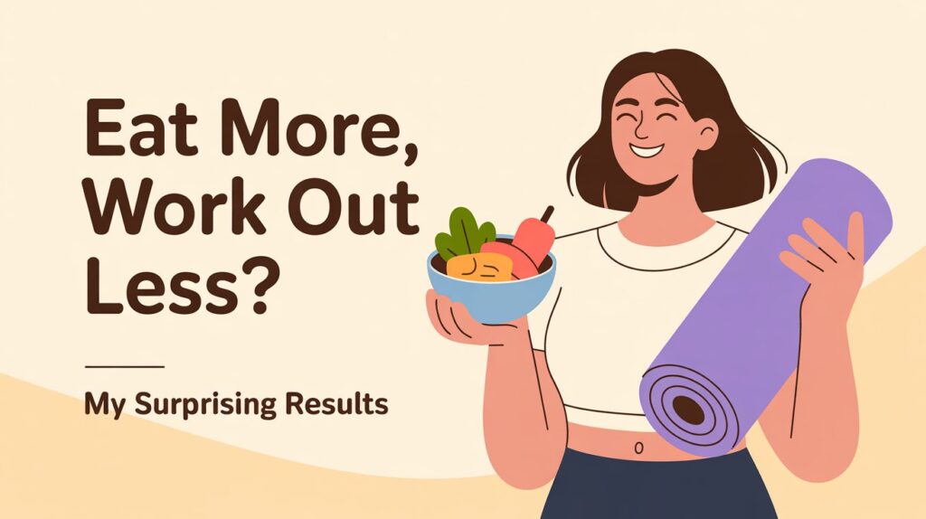 I Ate More and Worked Out Less