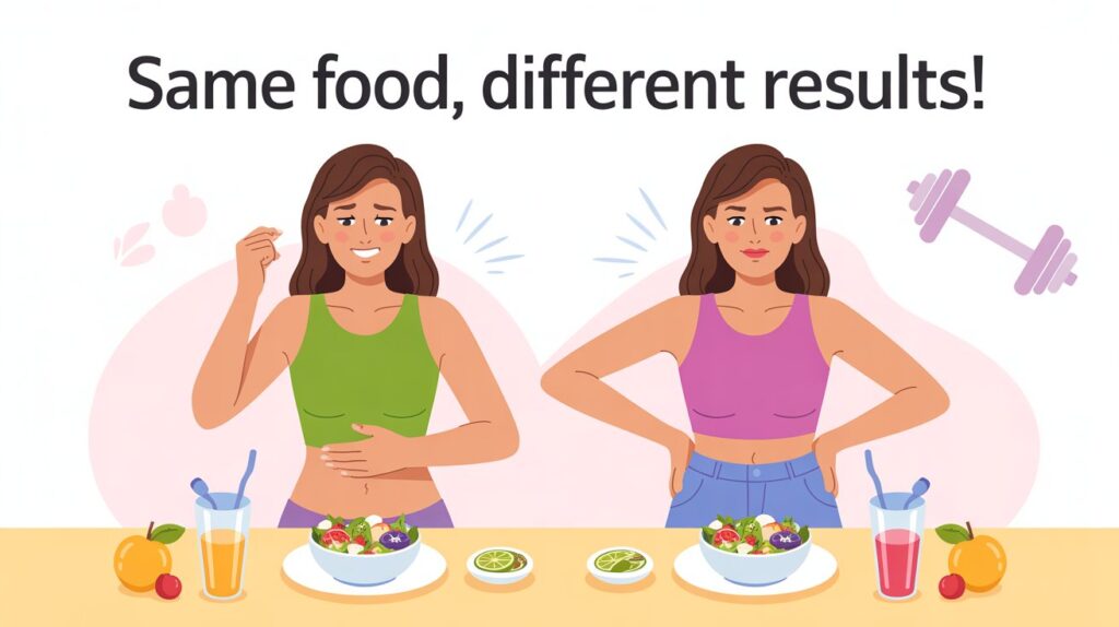 I Ate the Same Thing as My Fit Friend