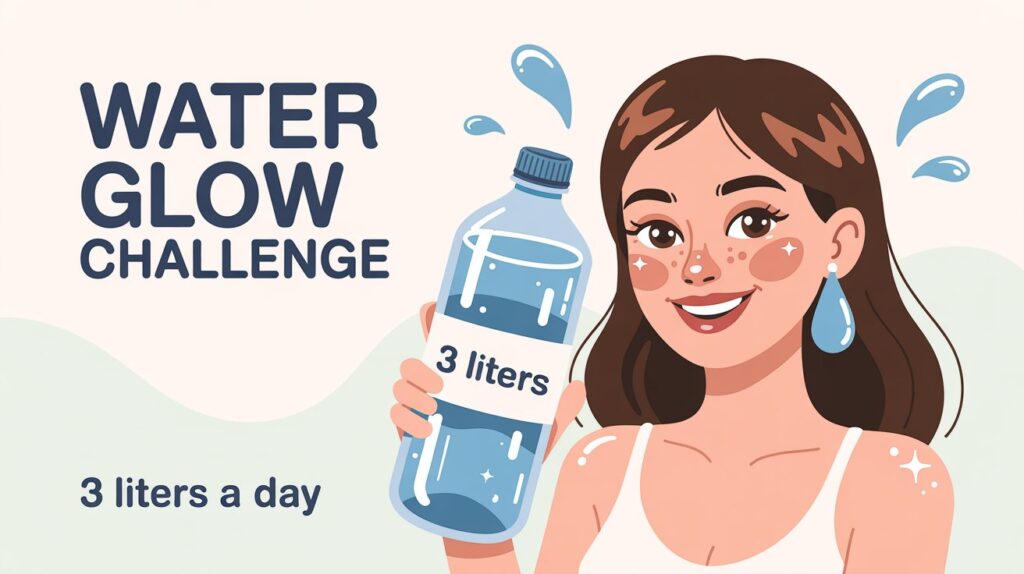 I Drank 3 Litres of Water Daily — My Skin Started Glowing