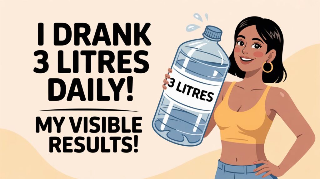 I Drank 3 Litres of Water Daily — The Results Were More Visible Than I Thought