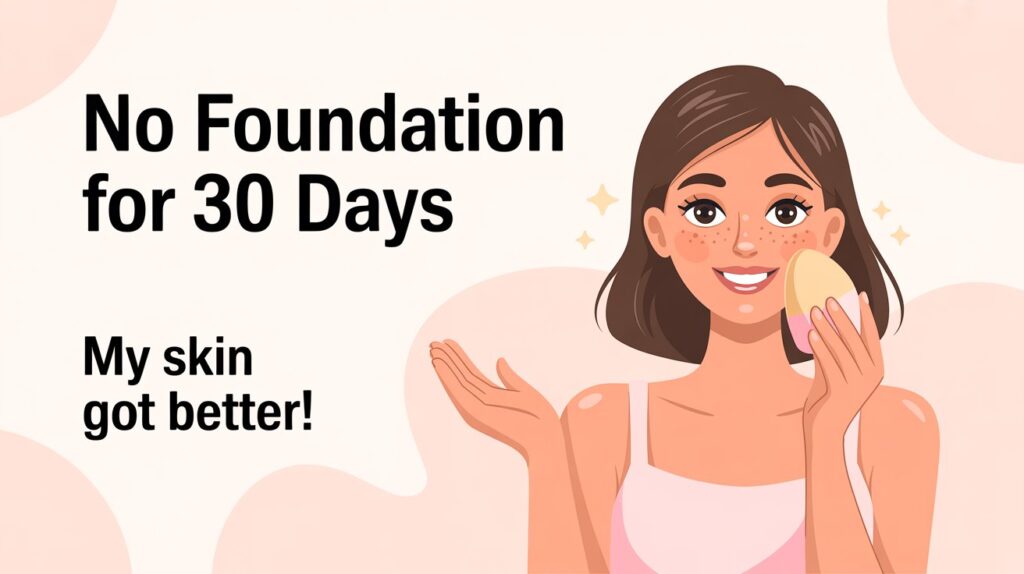 I Stopped Wearing Foundation for a Month — My Skin Got Better