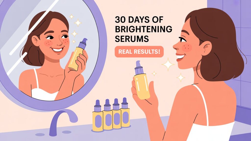 I Tried Brightening Serums for 30 Days — The Results Were Real