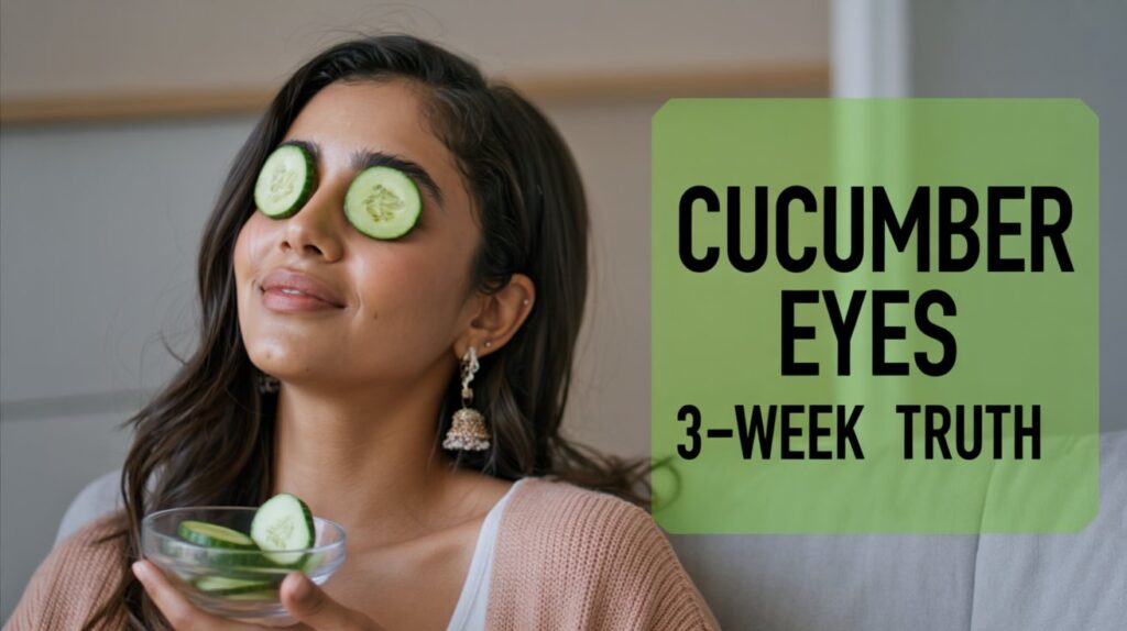I Tried Cucumber Slices on My Eyes for 3 Weeks
