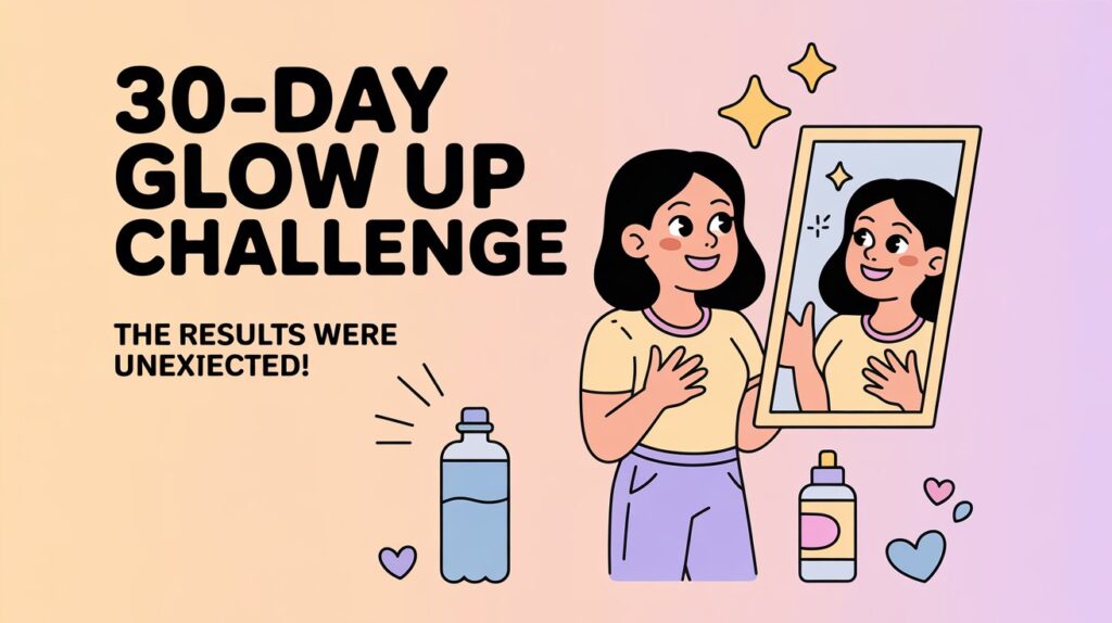 I Tried a “Glow Up” Challenge for 30 Days — The Results Were Unexpected