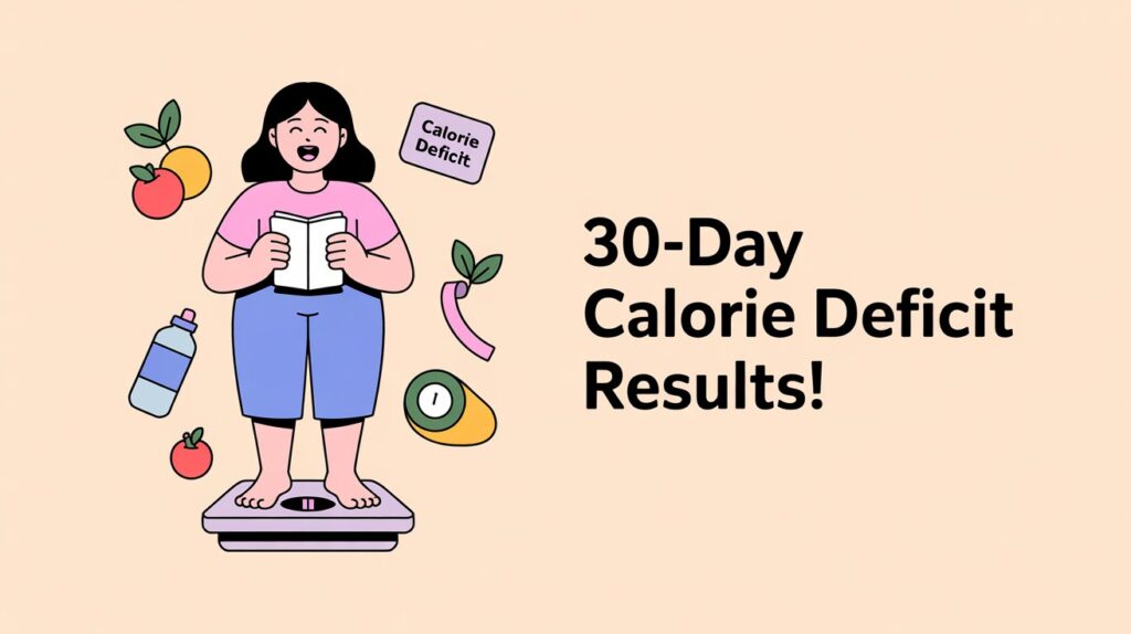 I Tried the 30-Day Calorie Deficit Plan — The Results Were Insane
