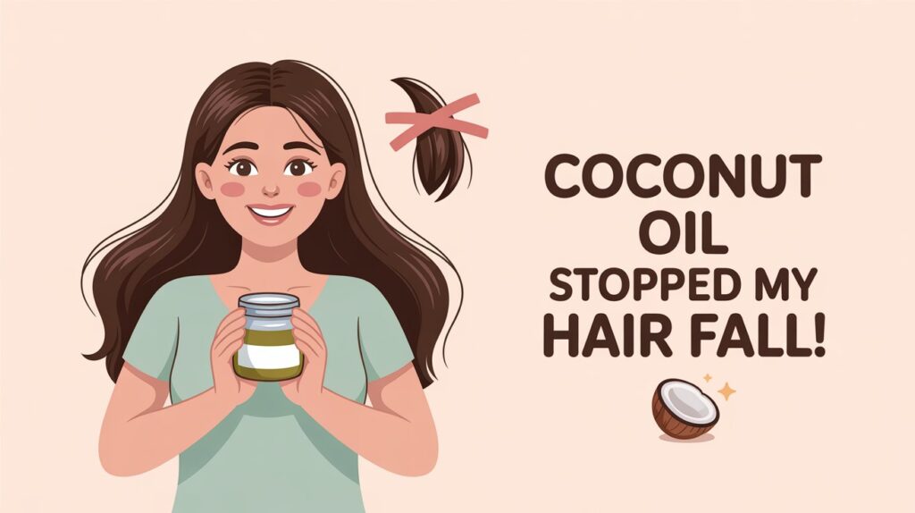 I Used Coconut Oil as a Conditioner — My Hair Stopped Falling (2)