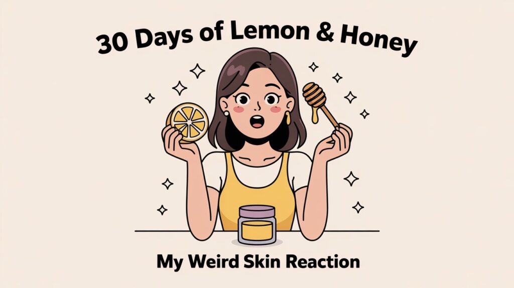I Used Lemon and Honey for 30 Days — My Skin Reacted Weirdly