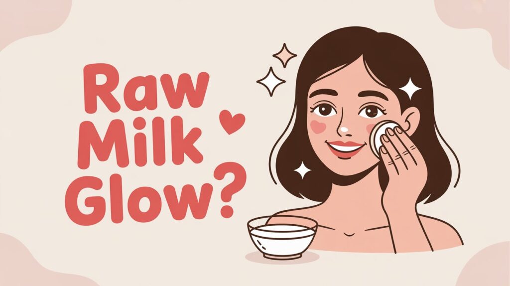 I Used Raw Milk on My Skin Daily — My Face Started Glowing