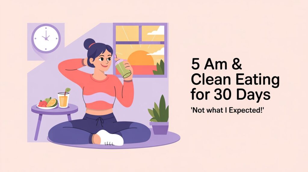 I Woke Up at 5 AM and Ate Clean for a Month — It Wasn’t What I Expected