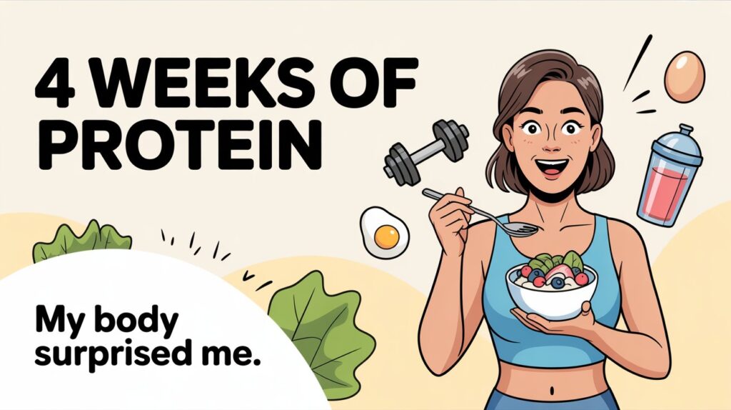 I tried eating protein-rich meals for 4 weeks