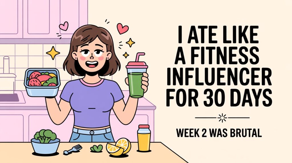 Tried eating like a fitness influencer for 30 days