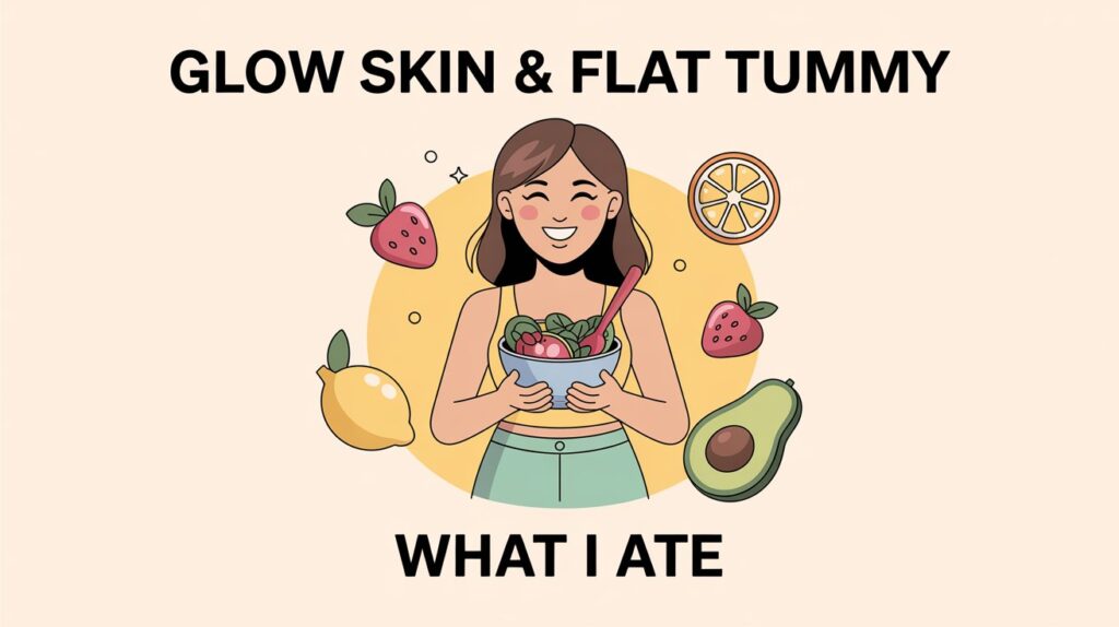 What I Ate for Glowing Skin and a Flat Tummy — Real Results