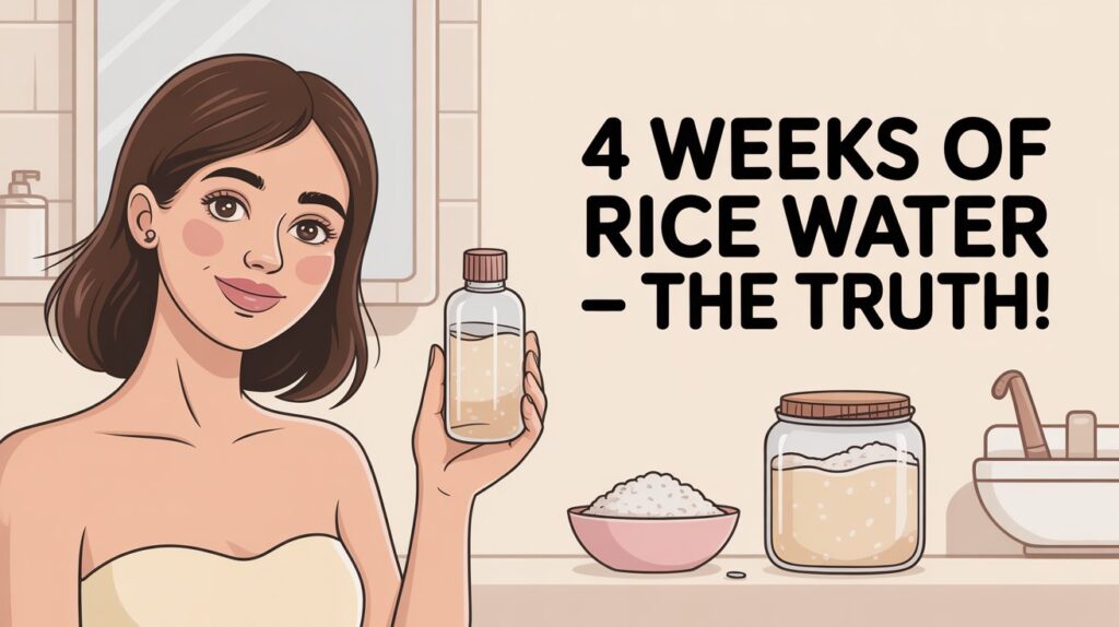 what really happened when I used rice water as a toner for 4 weeks