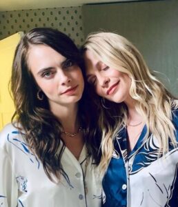 Cara Delevingne with sister Poppy Delevingne