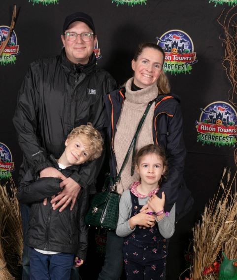 Chloe Delevingne with her husband Edward Grant & Kids