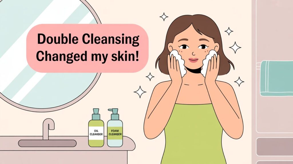 I Tried Double Cleansing