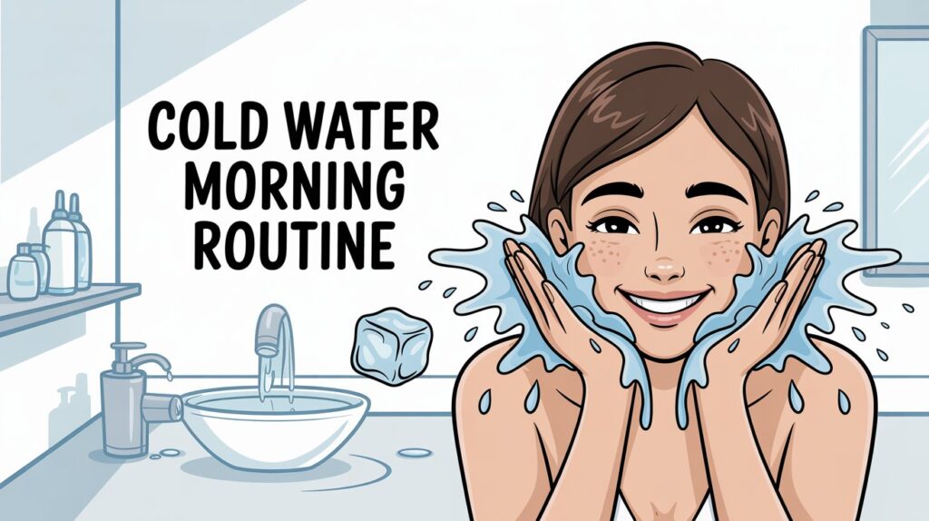 I Tried Morning Skincare with Cold Wate